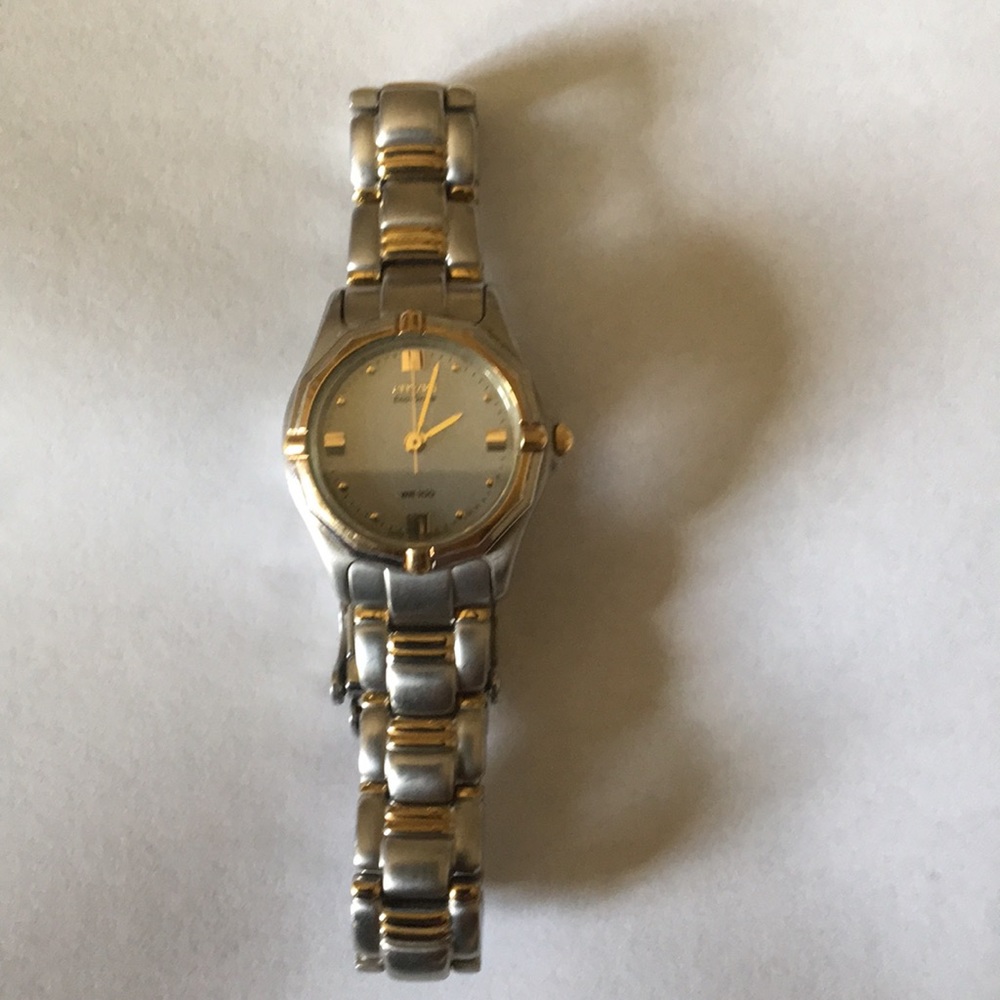 Two tone ladies watch